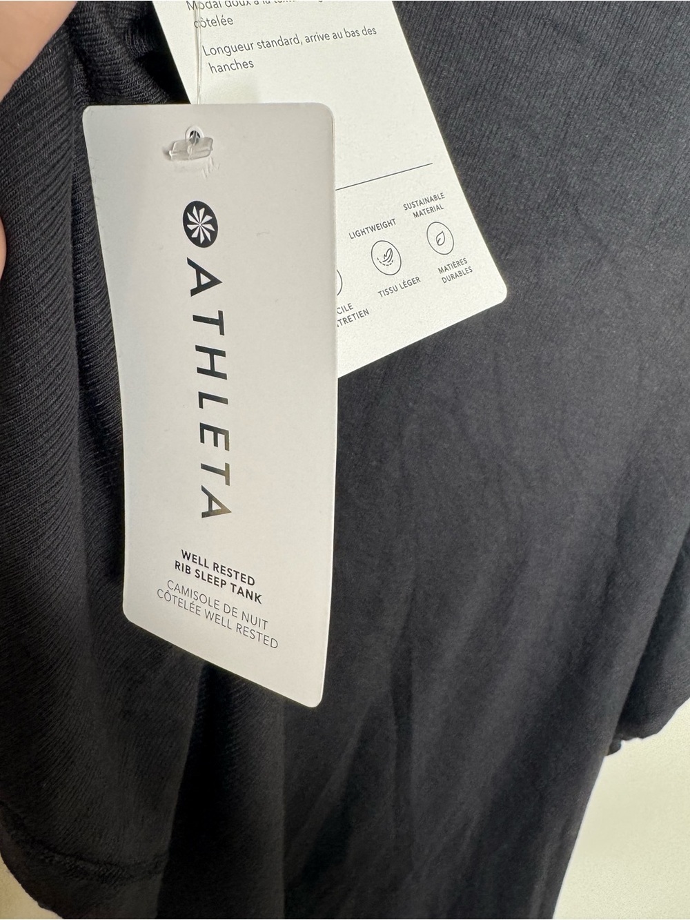 BUNDLE Athleta Well Rested Ribbed Sleep Tank - Picture 7 of 11